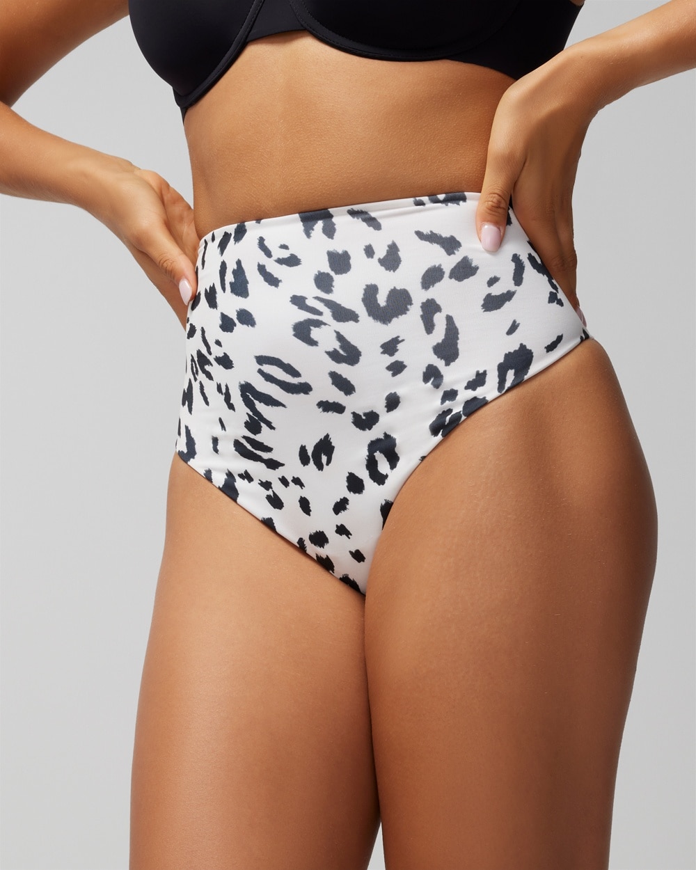 Soma Women's Vanishing Tummy Retro Thong Underwear In Ivory Size 2xl |