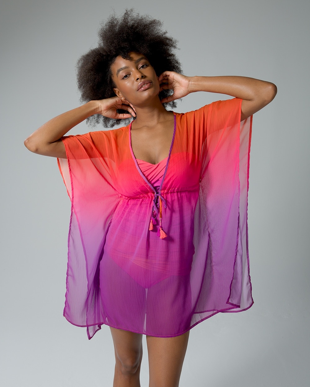 Bleu Rod Cool Breeze Chiffon Caftan