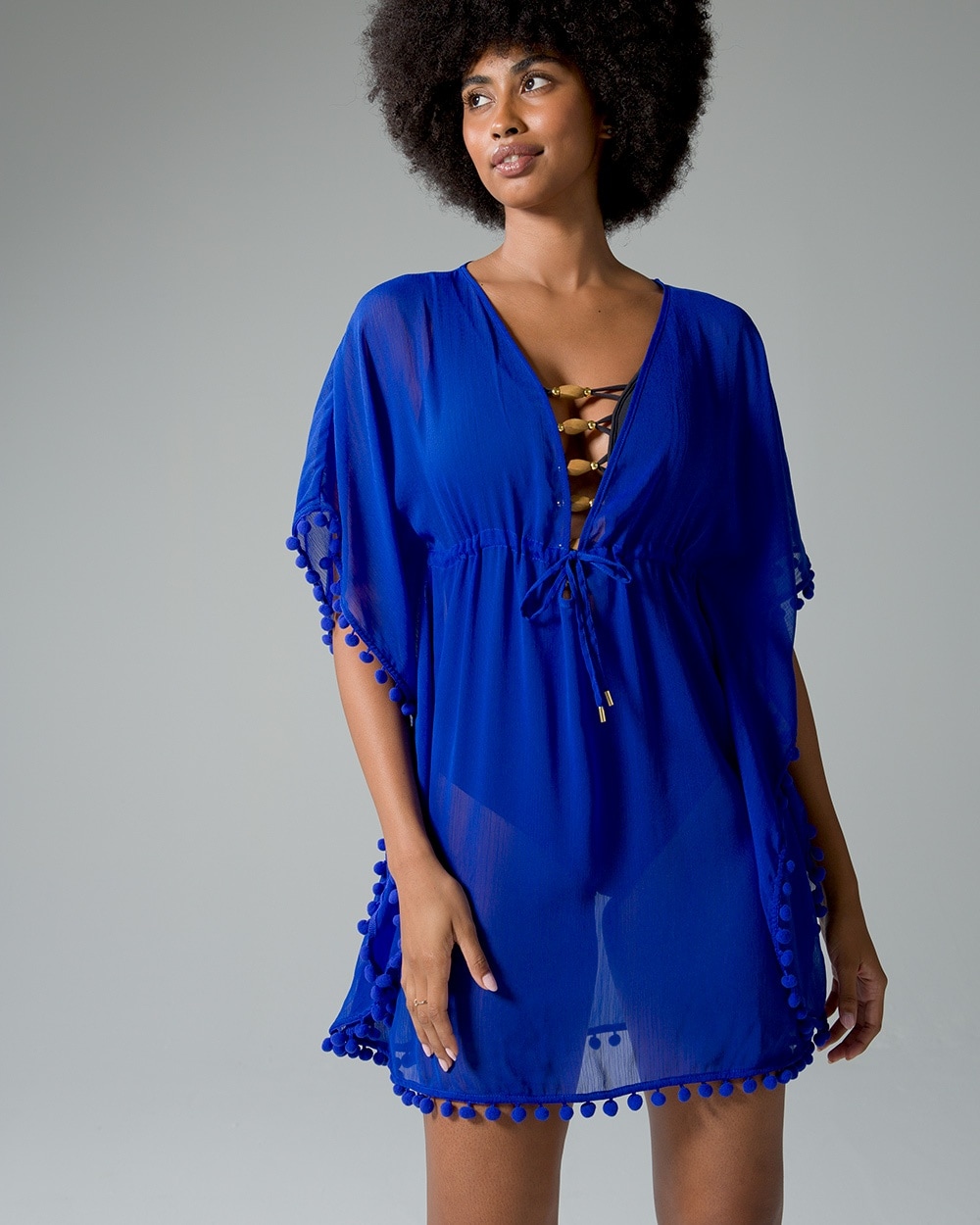 Bleu Rod Gypset Chiffon Caftan