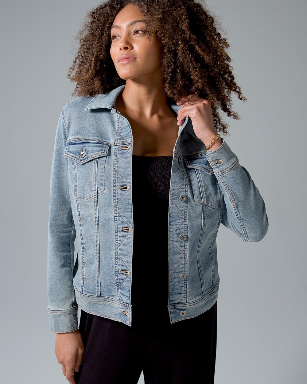 Stretch Denim Jacket