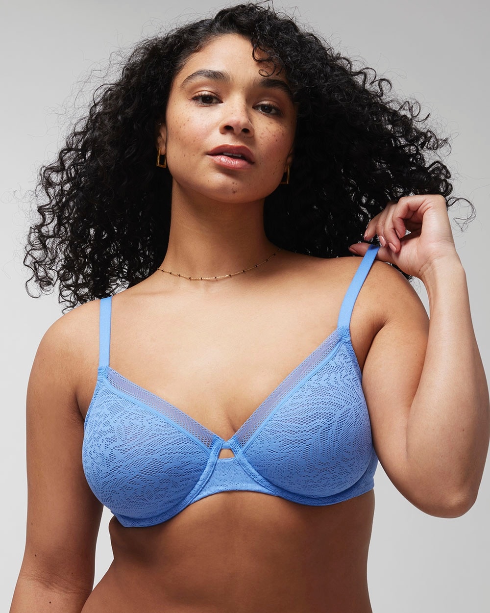 Soma Unlined Lace Perfect Coverage Bra