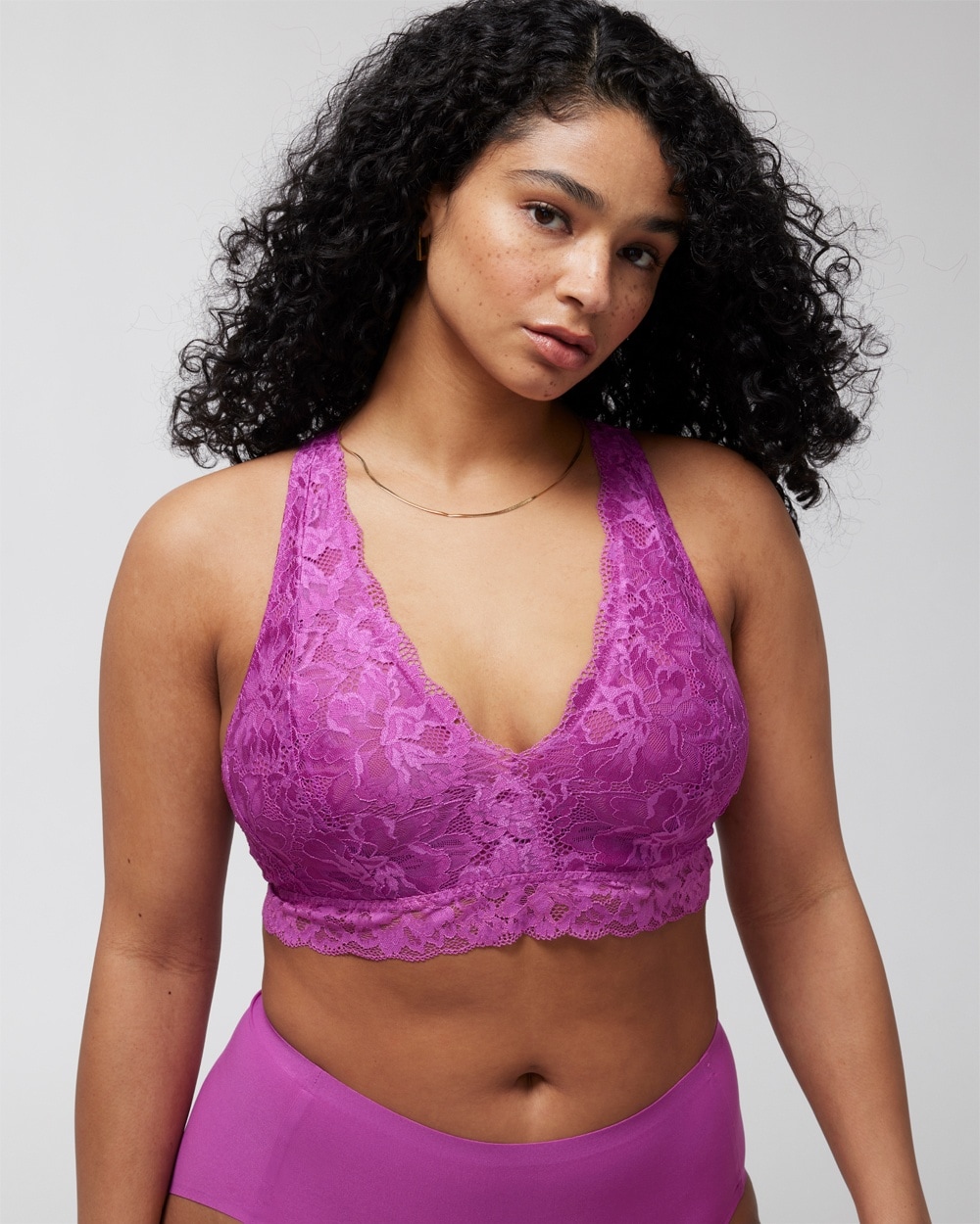 Embraceable Signature Lace Back Detail Bralette