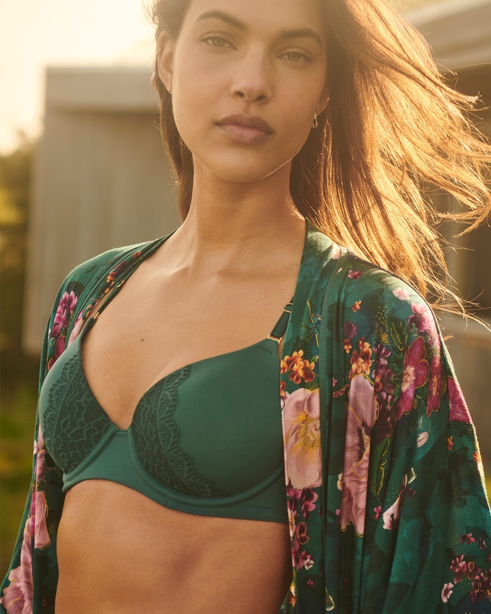 Embraceable Lace Perfect Coverage J-Hook Bra