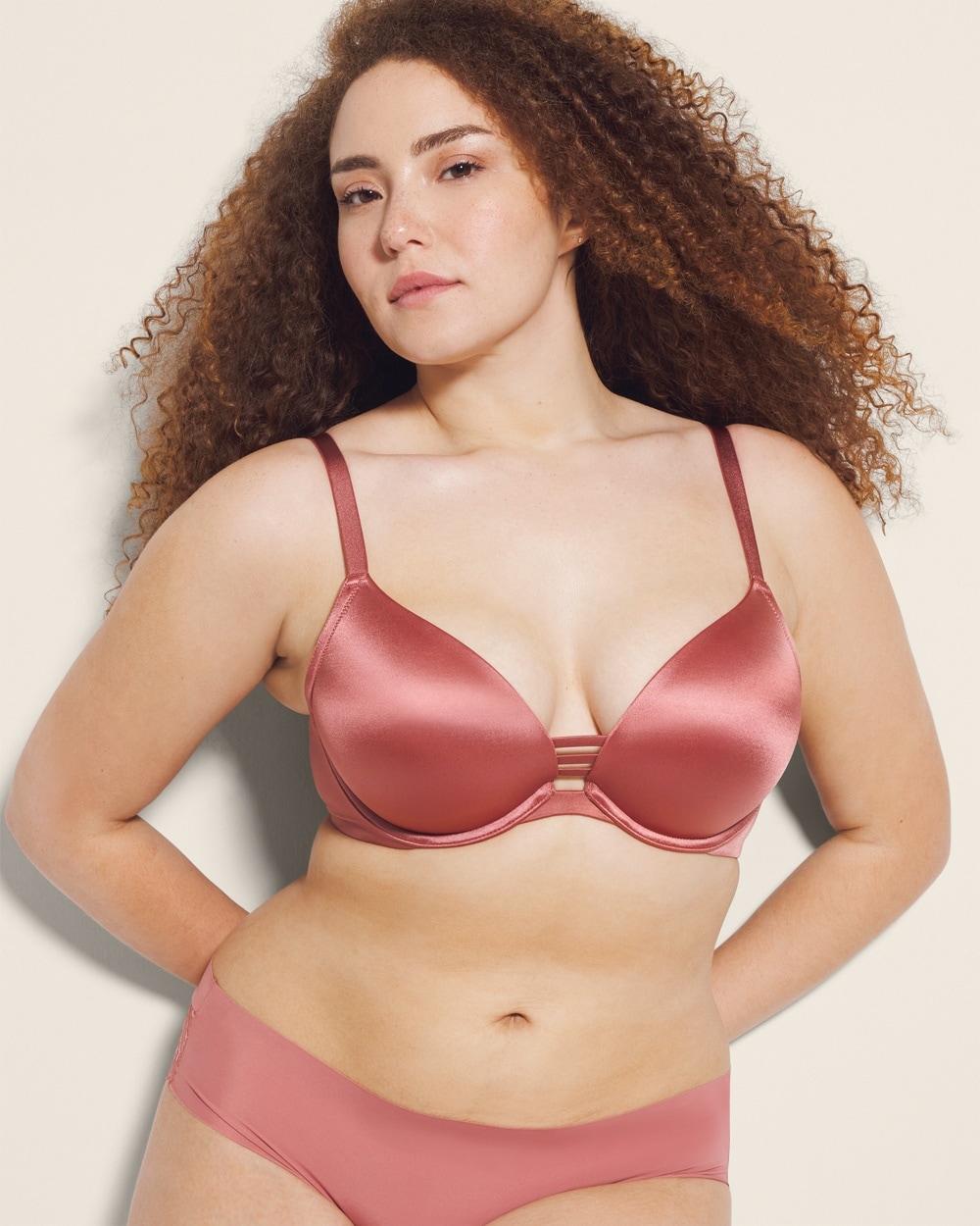 Soma Women's Stunning Push-up Bra In Pink Size 42dd |