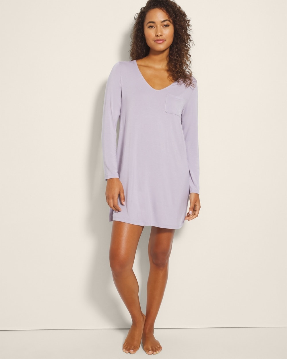 Cool Nights Long-Sleeve Sleepshirt