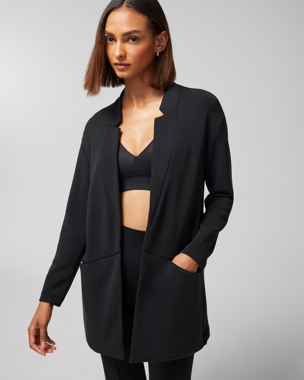 Luxe Modal Relaxed Collar Cardigan