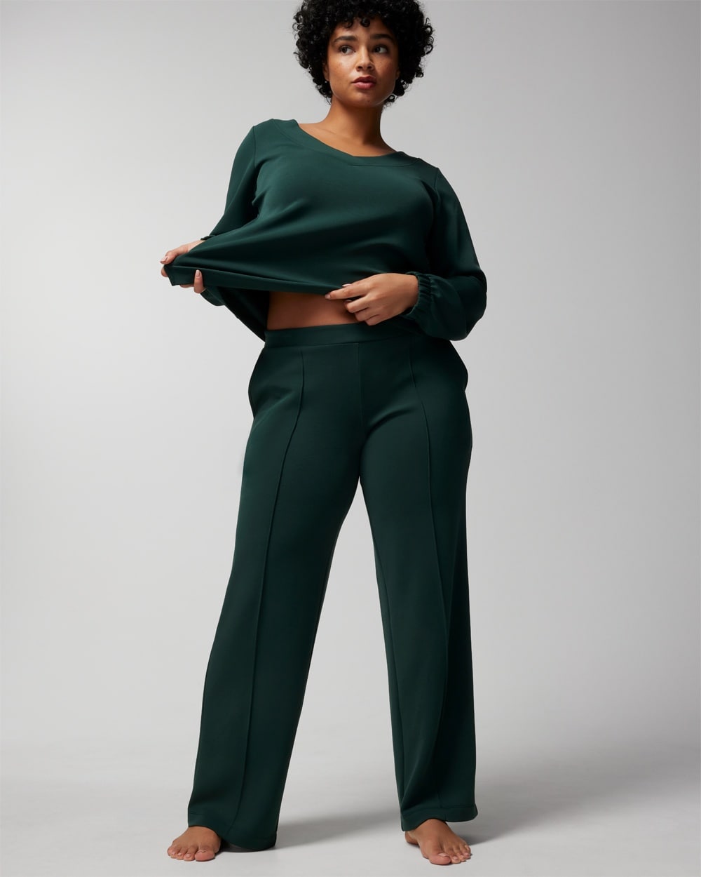 Luxe Modal Wide-Leg Pants