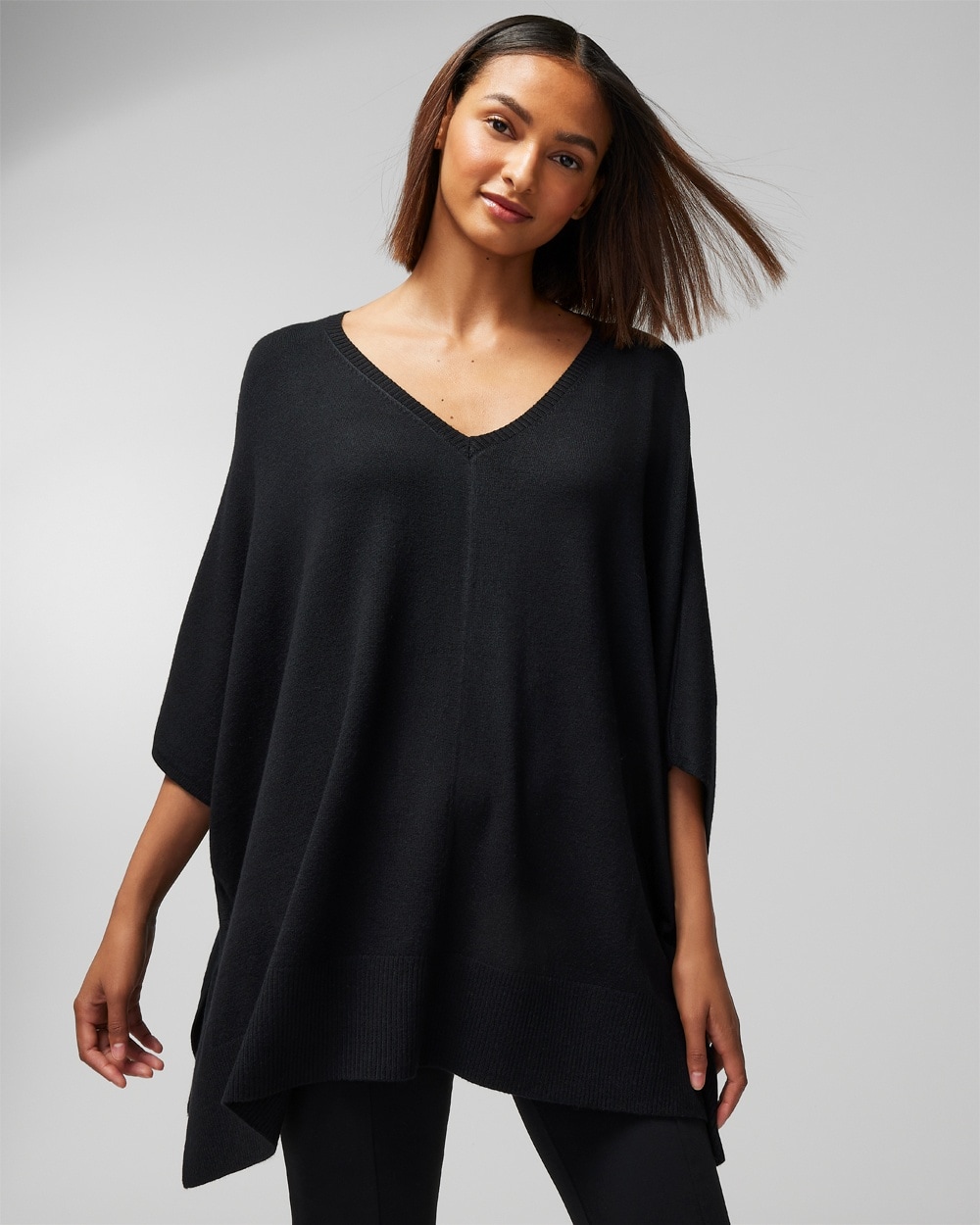 Luxe Soft V-Neck Poncho