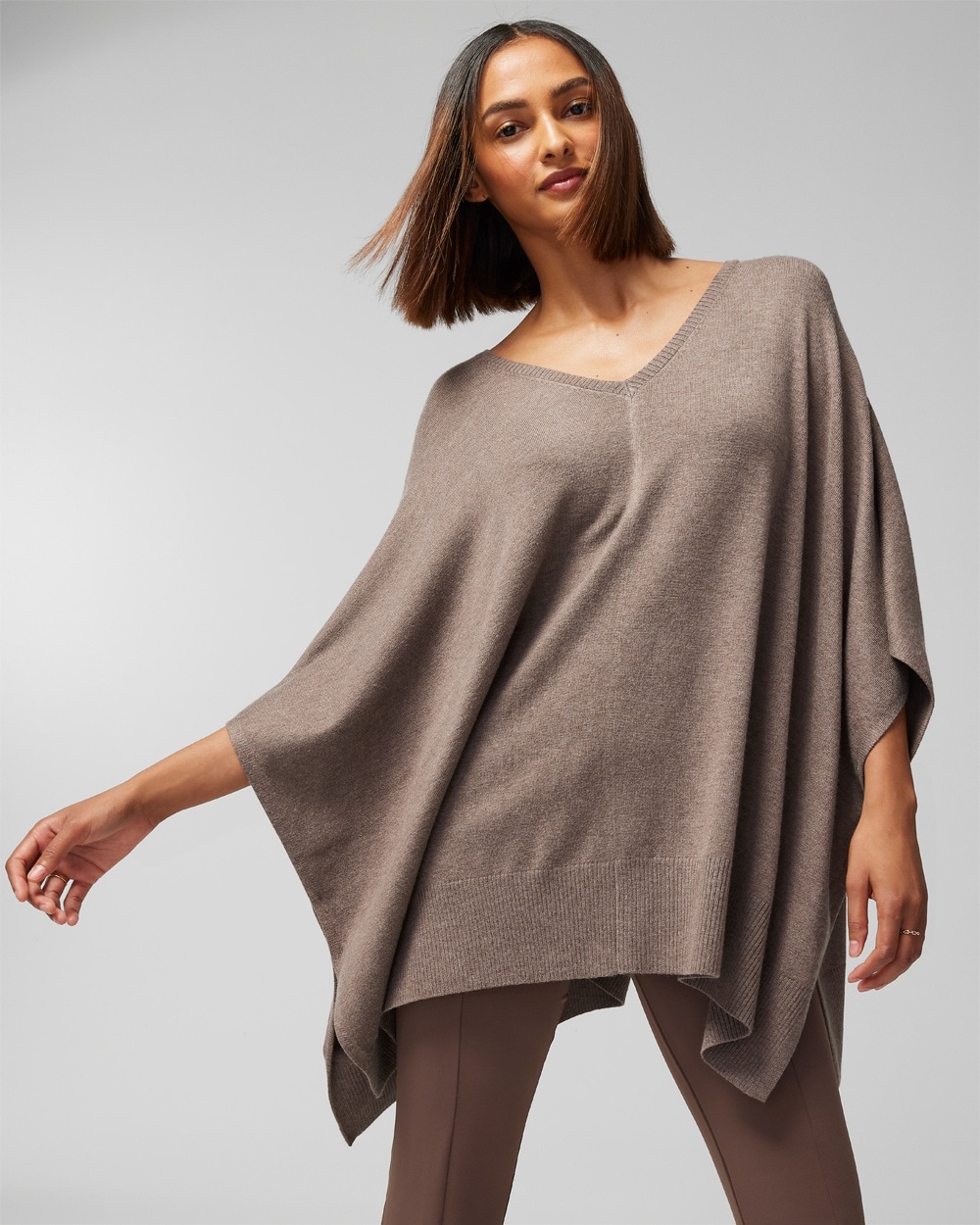 Luxe Soft V-Neck Poncho