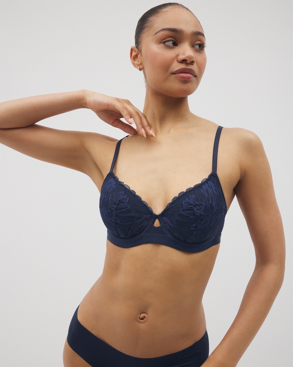 Lightly Lined Perfect Coverage Bra with Lace