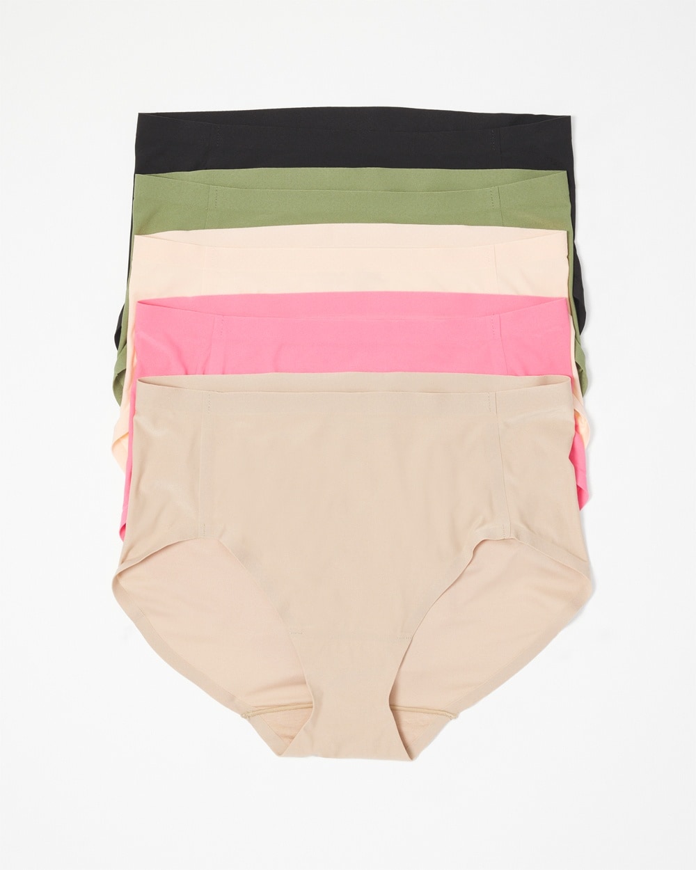 Shop Soma 5-pack Women's Enbliss Soft Stretch Modern Brief Panty Size Medium |