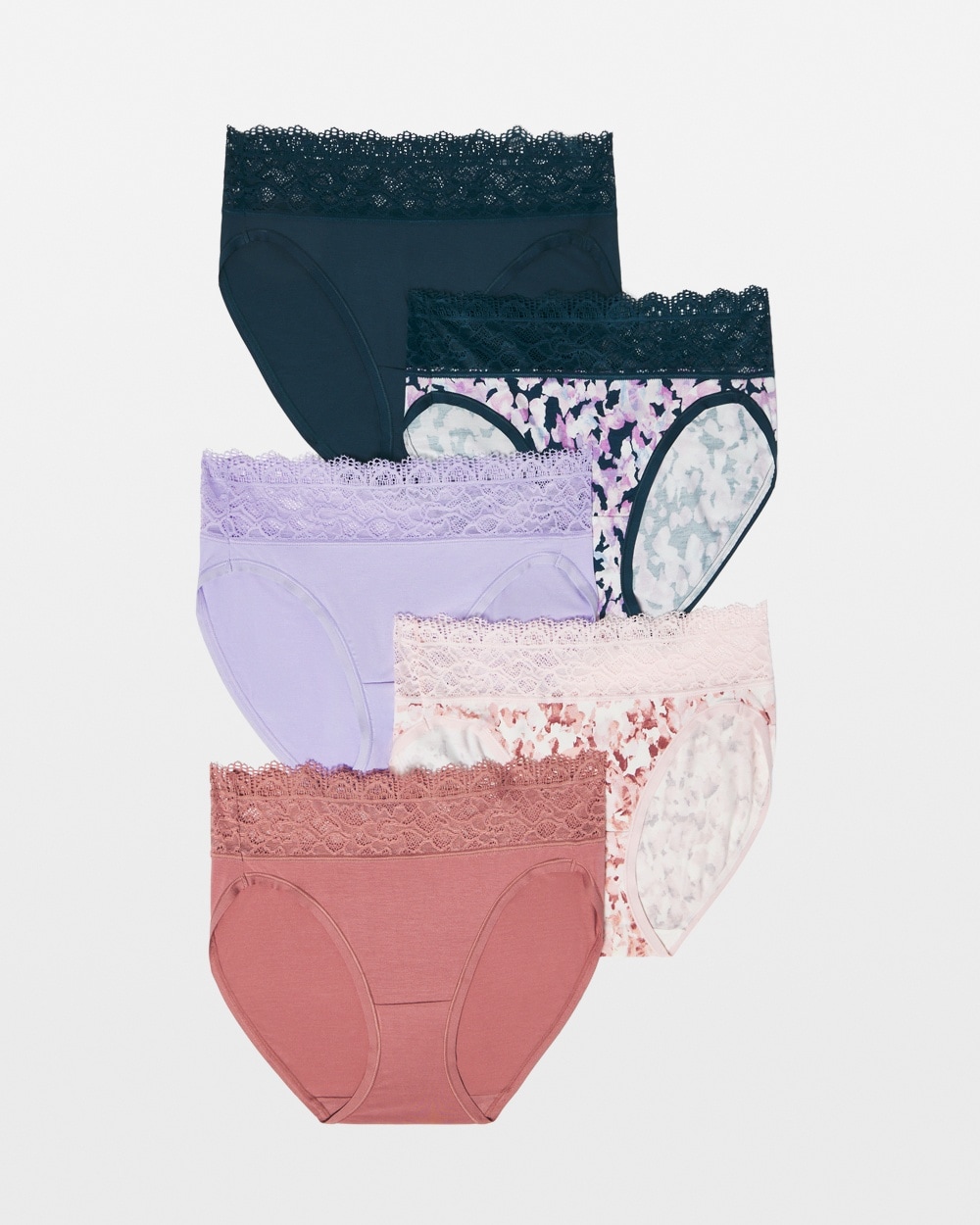 Soma Women's Embraceable Super Soft High-leg Underwear In Sunshower Spots Mlt Pk Size Xl |