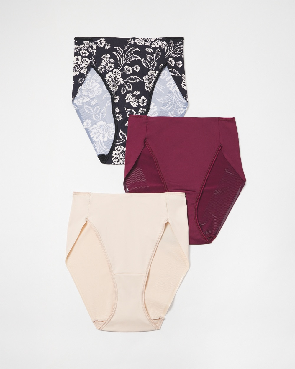 Vanishing Tummy High-Leg Brief Panty 3 Pack