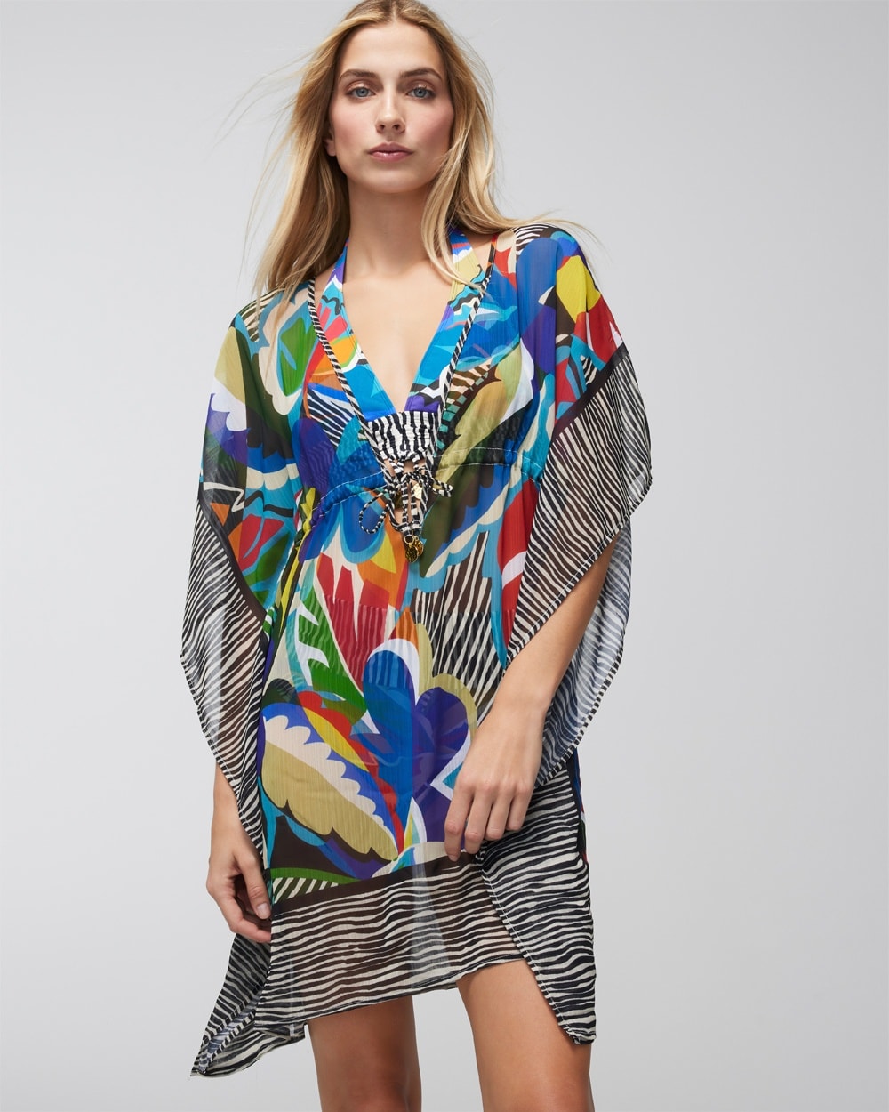 Bleu Rod The Mix Chiffon Caftan