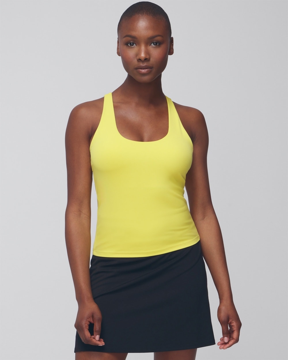 Soma Women's Racerback Bra Tank Top In Green Size Large |  In Limelight