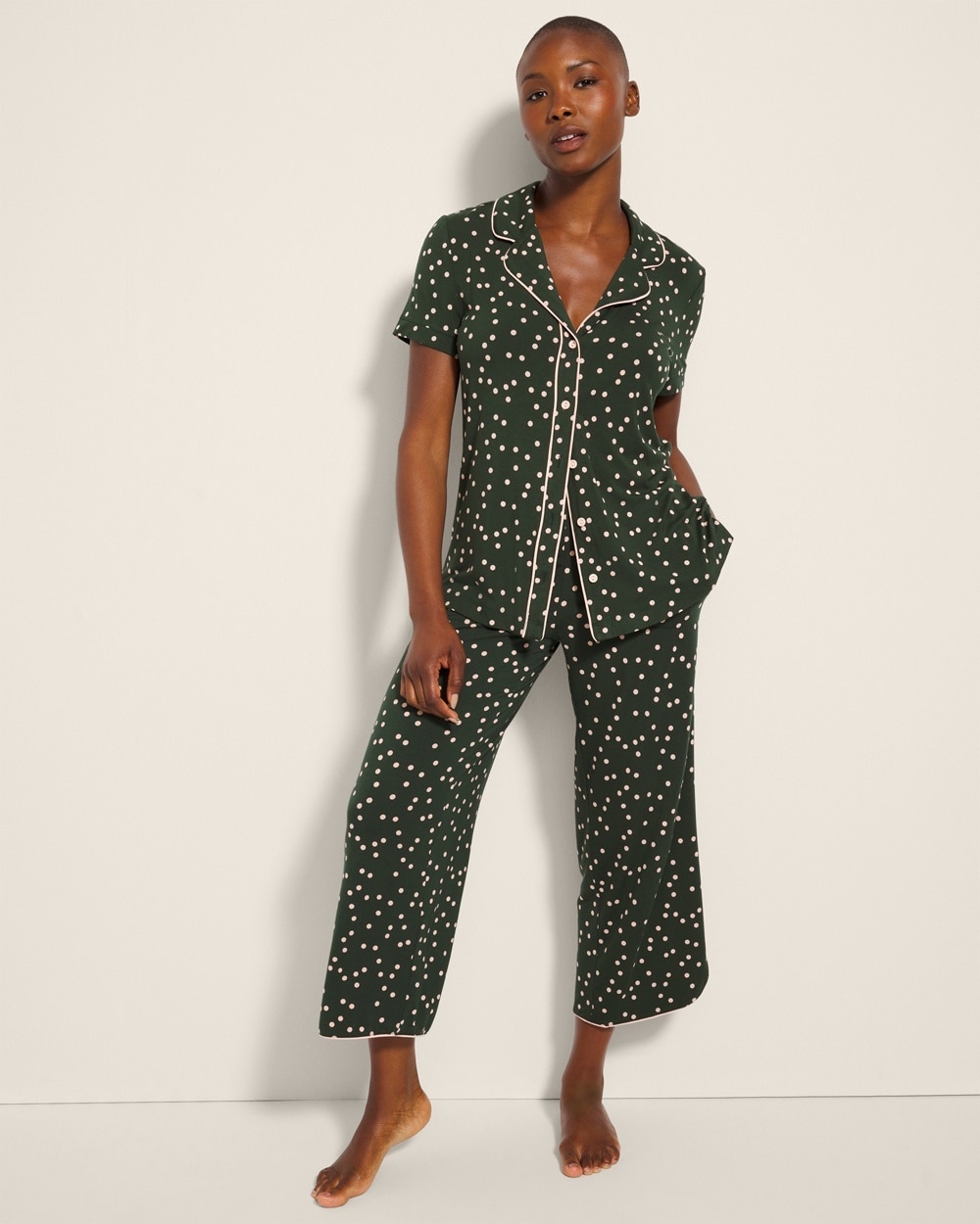 Cool Nights Cropped Pajama Pants
