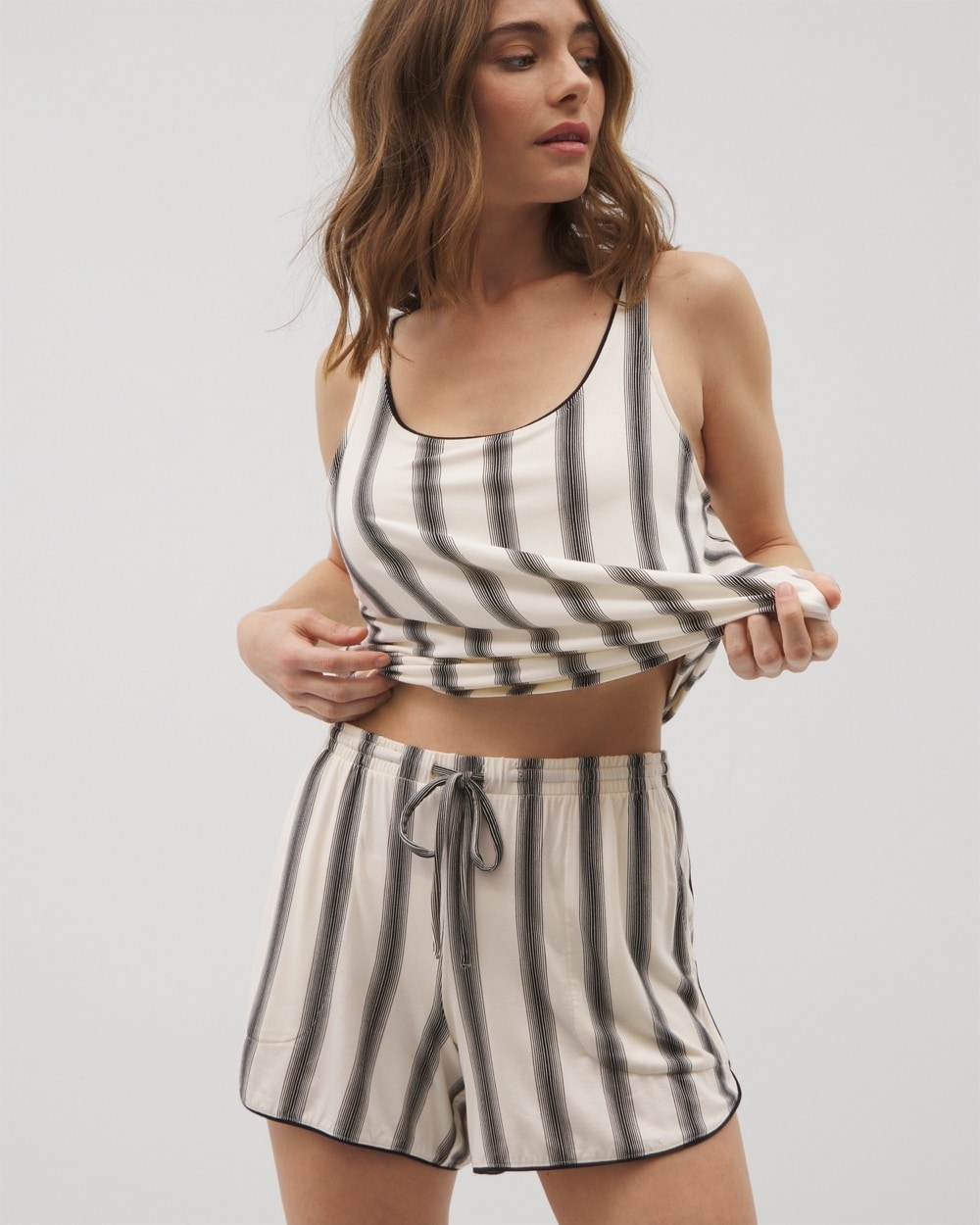 Cool Nights Printed Pajama Shorts