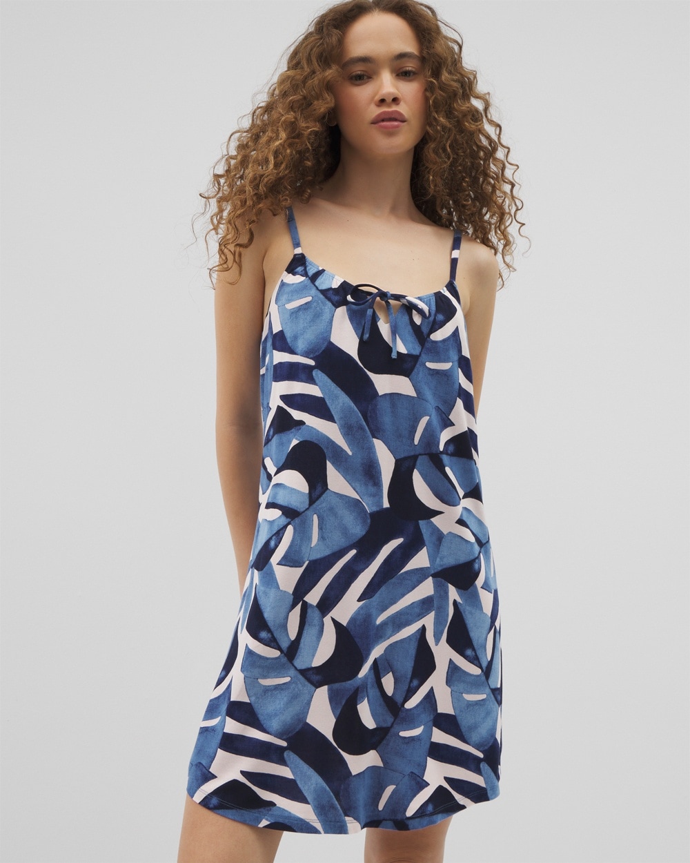 Cool Nights Tie-Front Chemise