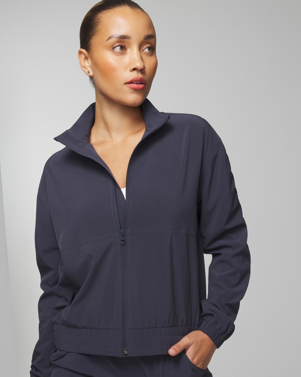 Everstretch Relaxed Zip Jacket