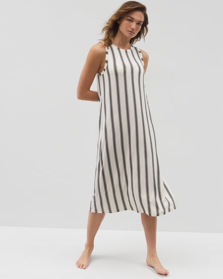 Cool Nights Long Tank Sleepshirt - Soma Cool Nights Long Tank Sleepshirt - Soma