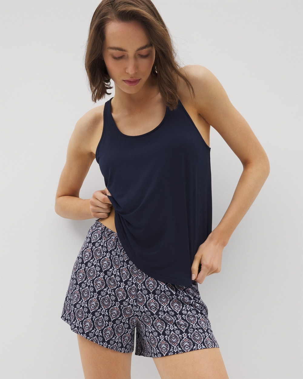 Cool Nights Tank + Shorts Pajama Set