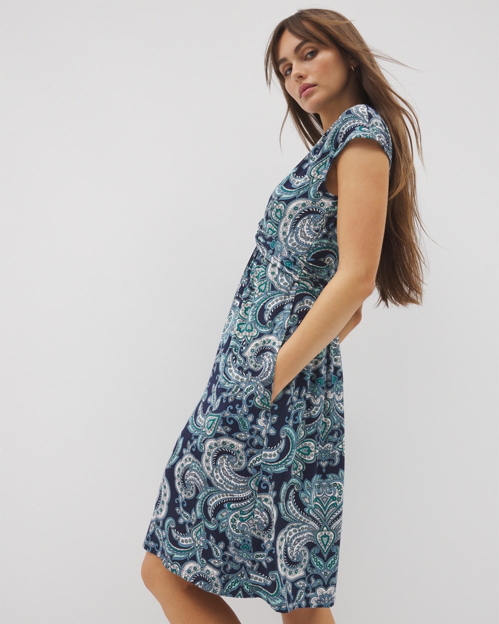 Soft Jersey Twist Short Bra Dress