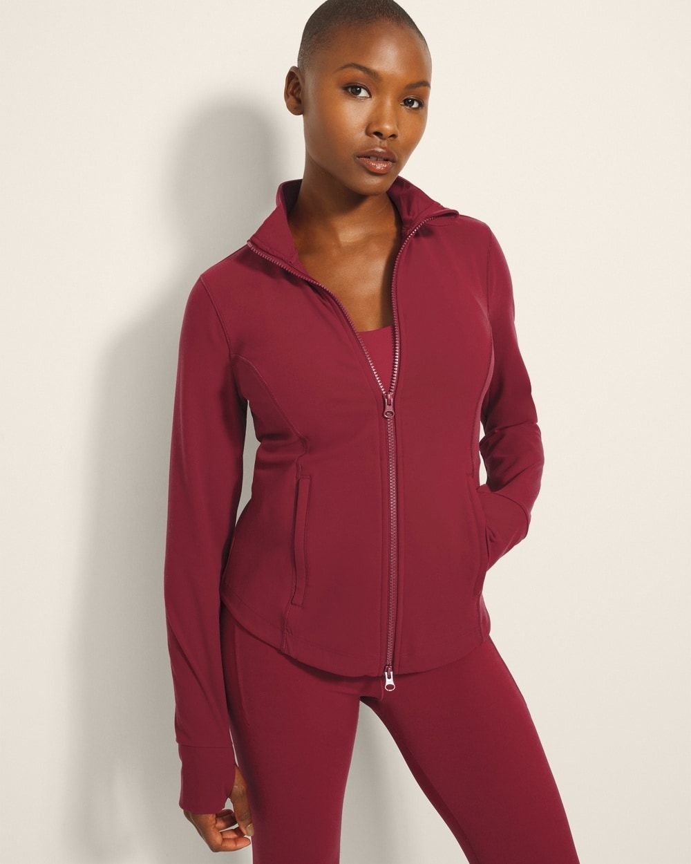 SOMA WOMEN'S JACKET IN RED SIZE XS | SOMA