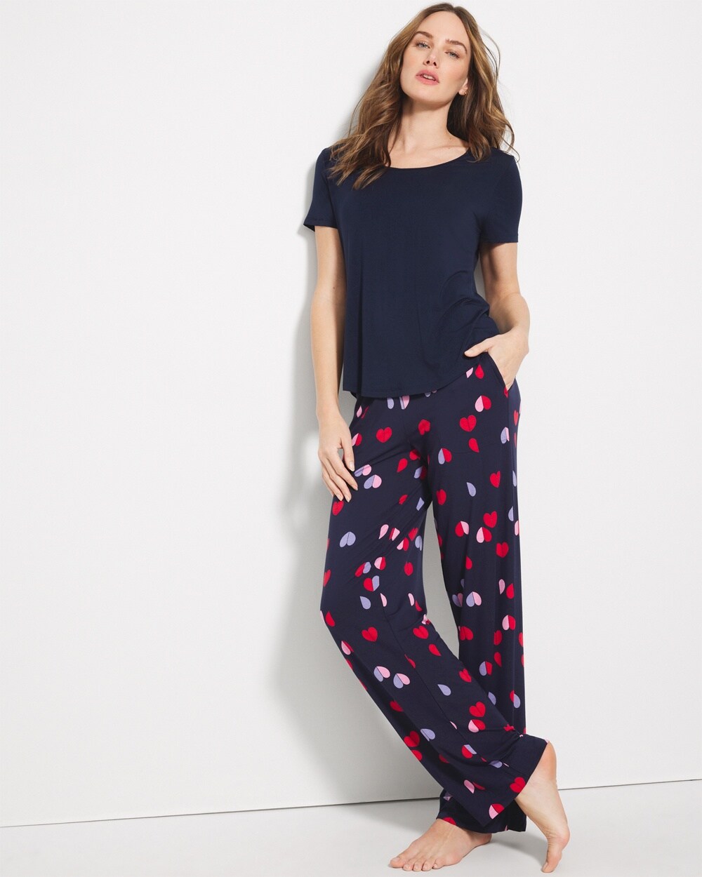 Cool Nights Short Sleeve Pant Set