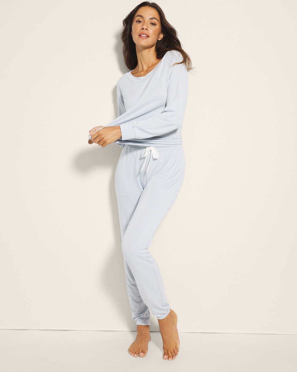 Soma Women's Banded Ankle Pants In Blue Size 2xl |  In Blue Mist