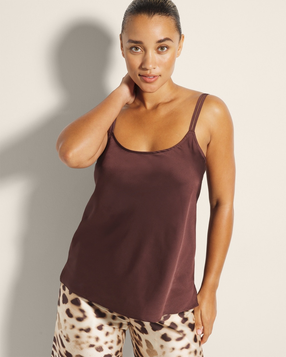 Satin Double Strap Cami