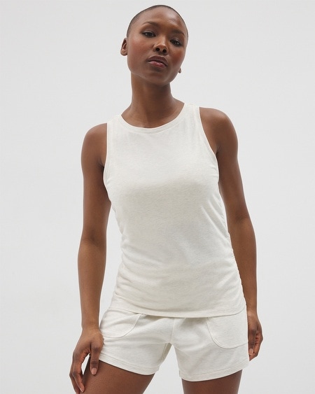 Most Loved Cotton Shirred Side Tank - WA - Soma