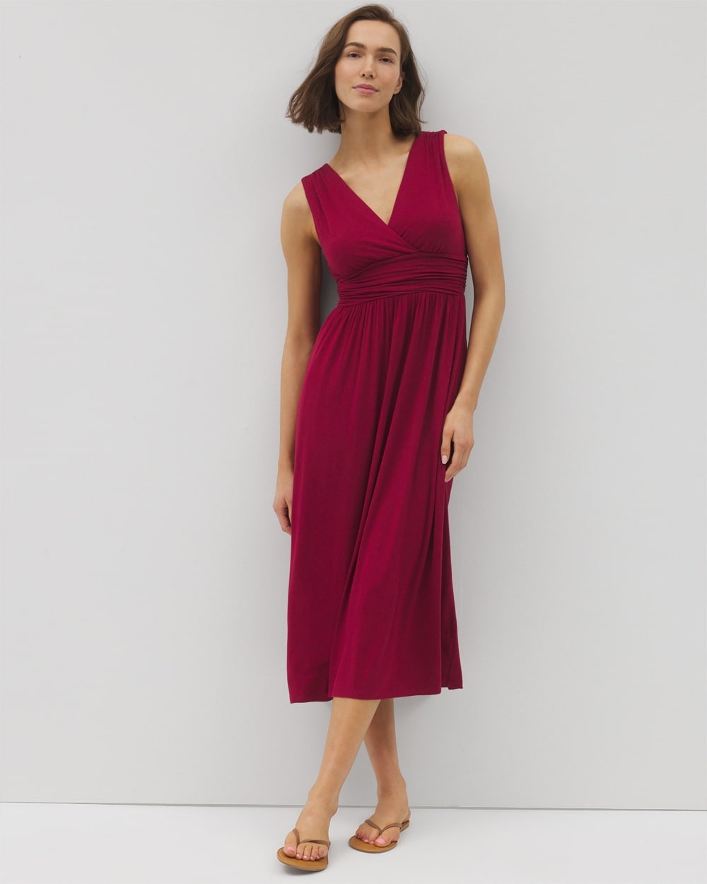 Soft Jersey Goddess Midi Bra Dress