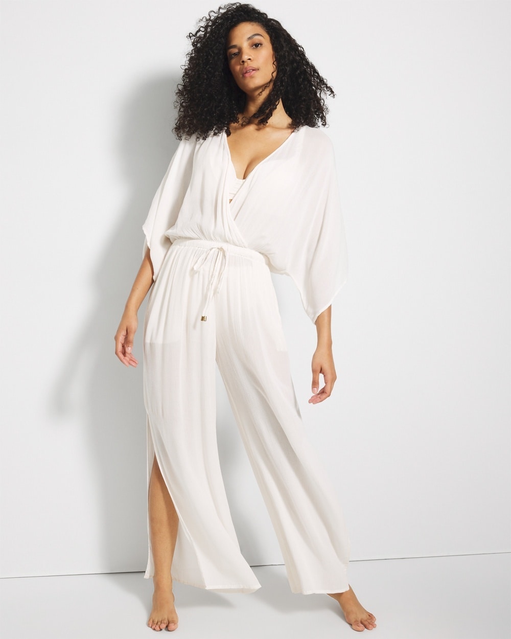 Shop Soma Women's Bleu Rod India Bazaar Jumpsuit In Neutral Size Medium | In Coconut Water