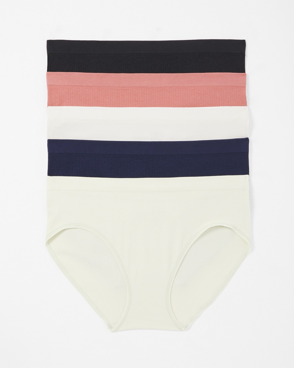 Seamless Rib Hipster Panty 5 Pack