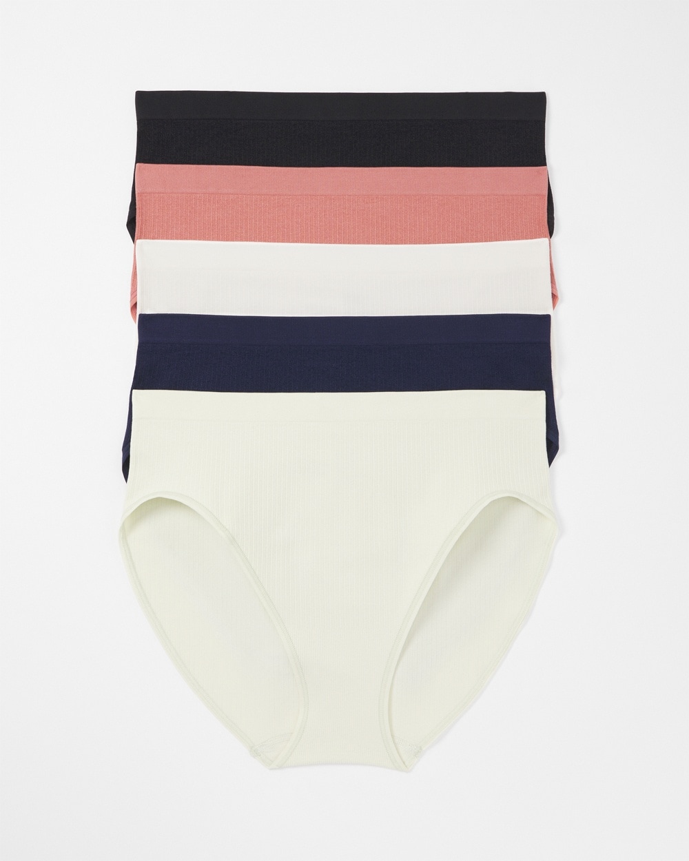 Seamless Rib High-Leg Panty 5 Pack