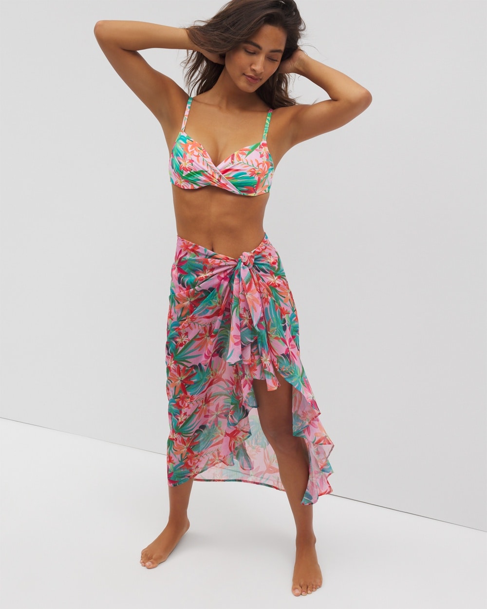 Bleu Rod Beattie Everything Under the Sun Ruffle Pareo