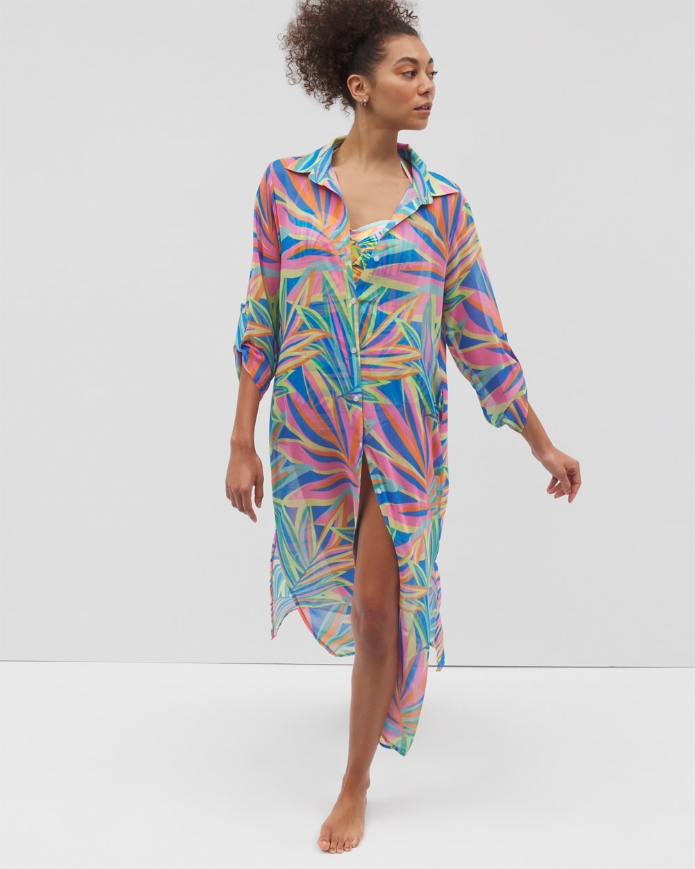 Bleu Rod On the Bright Side Chiffon Shirt
