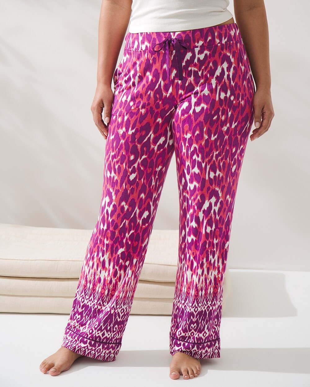 satin jogger pajama pants