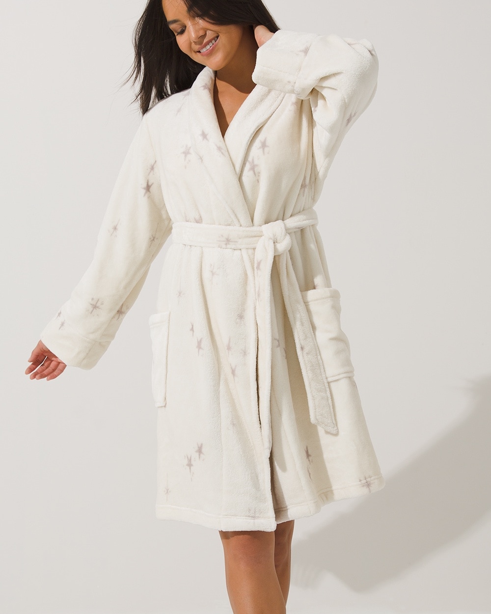 Embraceable Plush Short Robe