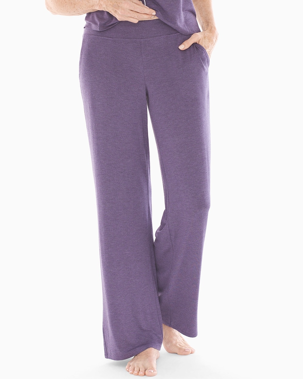 Cool Nights Pajama Pants Heather Black Violet