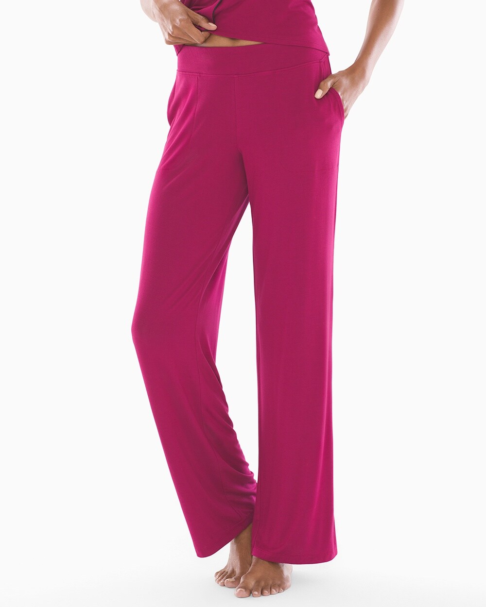 Cool Nights Pajama Pants Cranberry