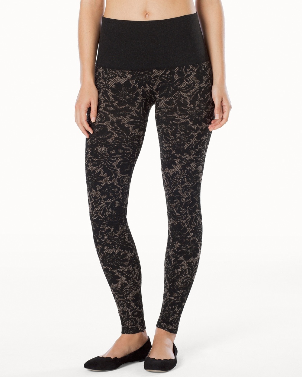 Live. Lounge. Wear. Slimming Legging Lace Tapestry Gold