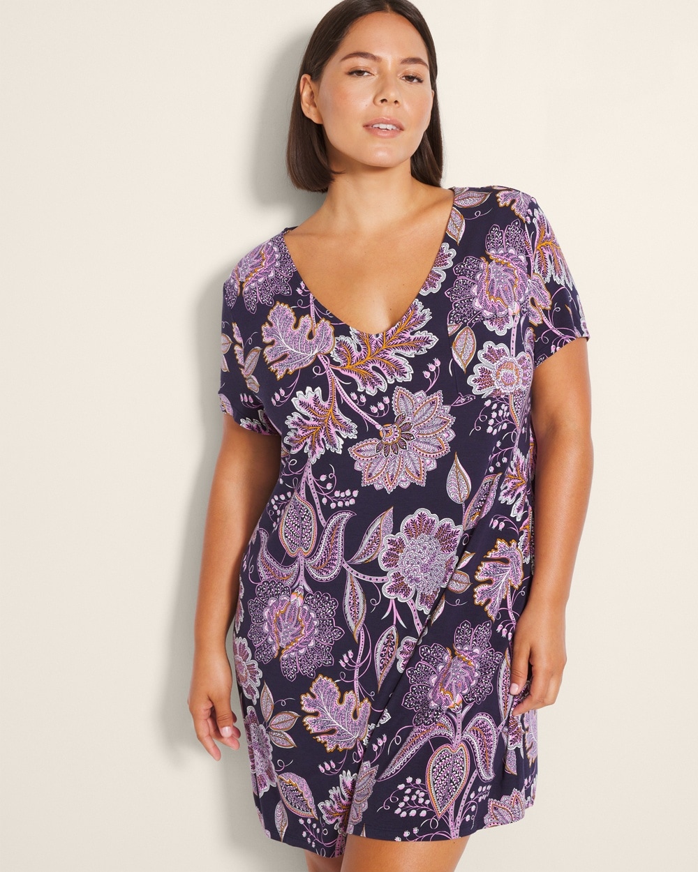 Cool Nights Short-Sleeve Sleepshirt - WA