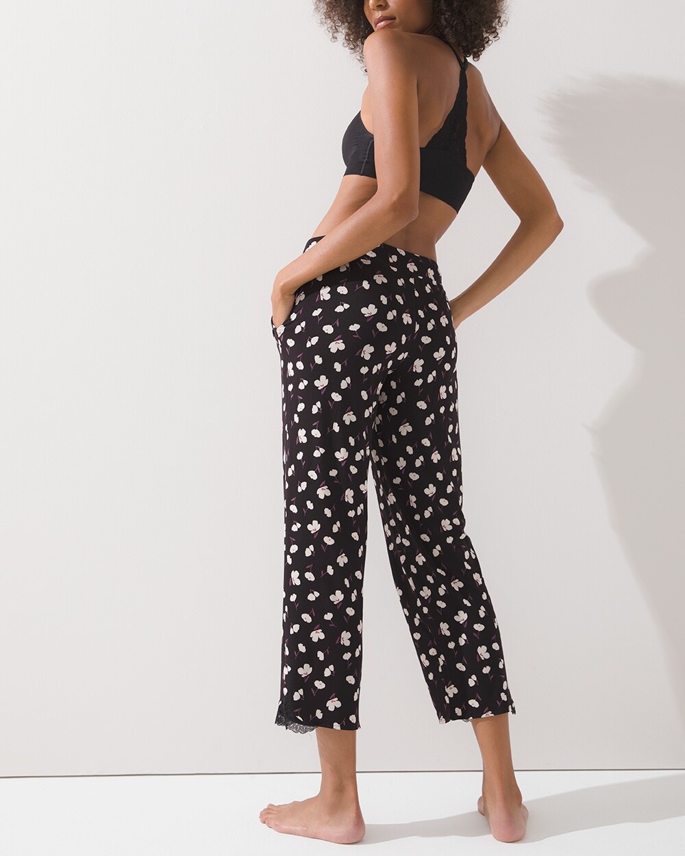 Cool Nights Ankle Pant with Lace