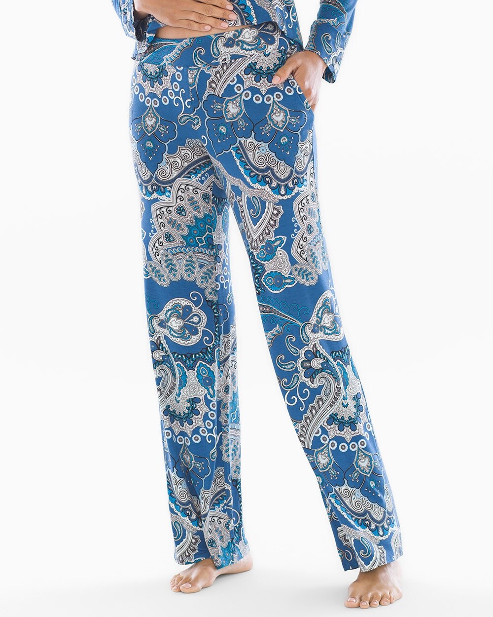 Cool Nights Pajama Pants Meandering Paisley