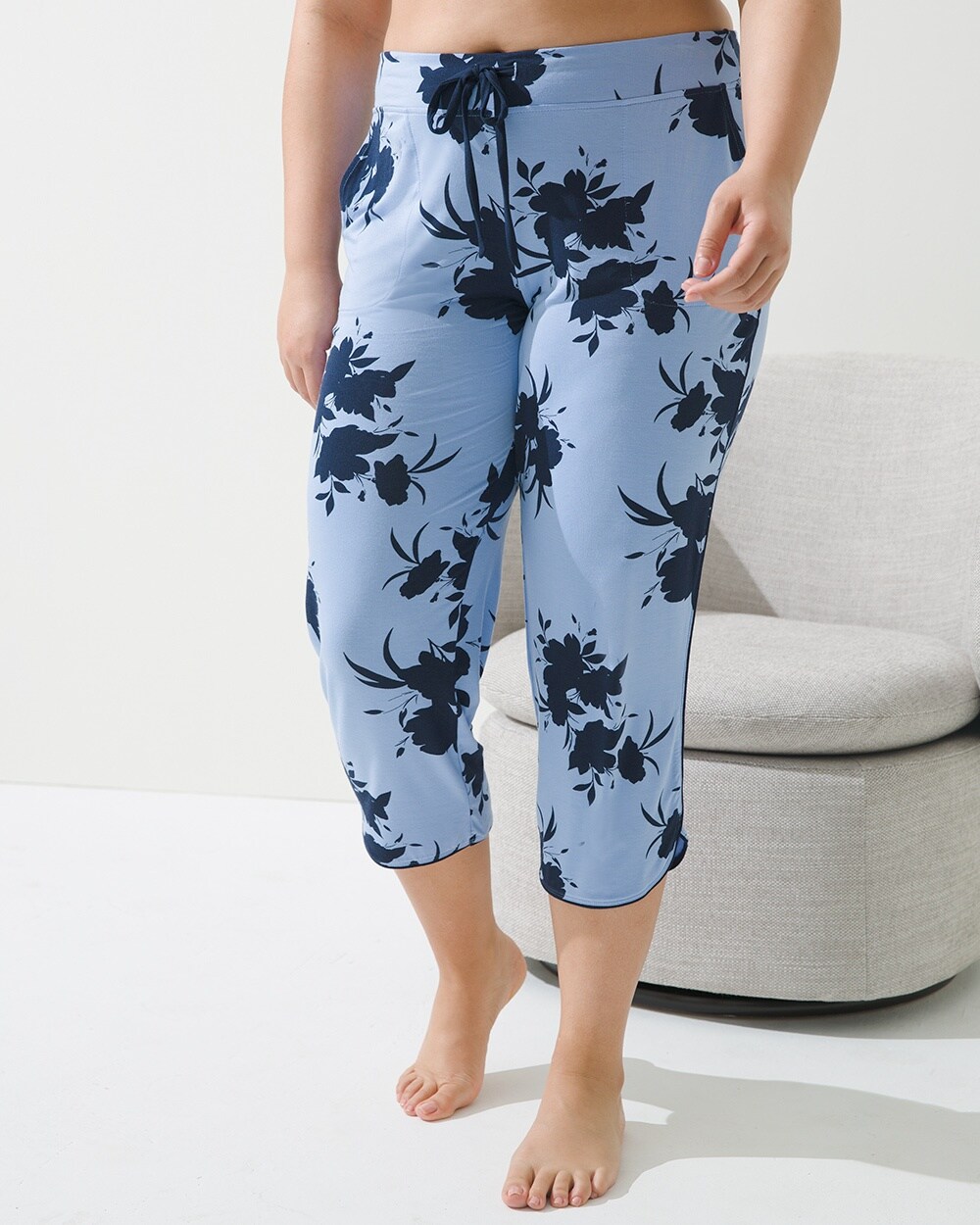 Cool Nights Crop Pajama Pants