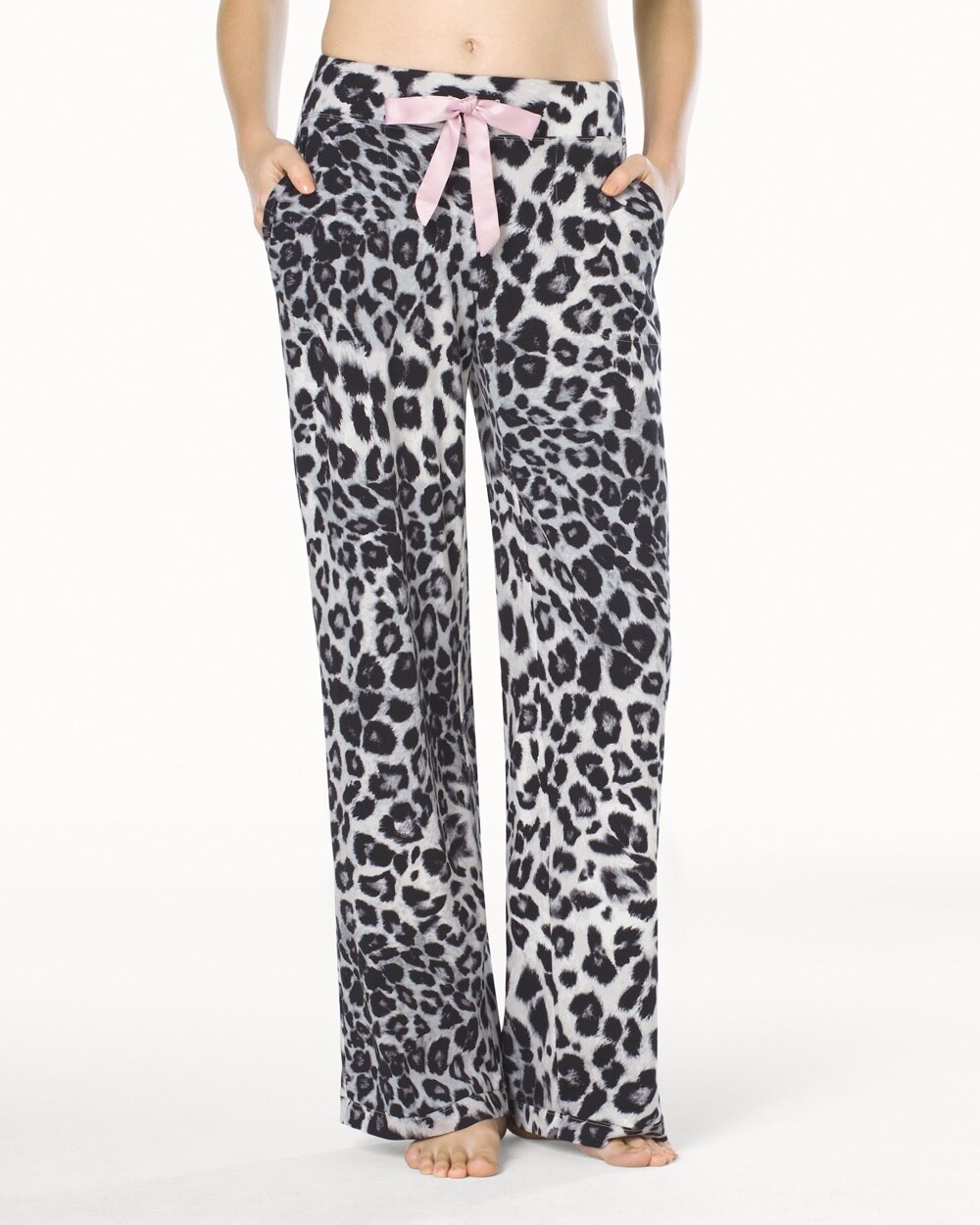 Embraceable Pajama Pants Lovely Leopard Ivory
