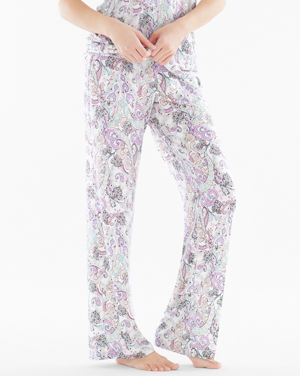 Embraceable Cool Nights Pajama Pants Lustrous Multi Ivory