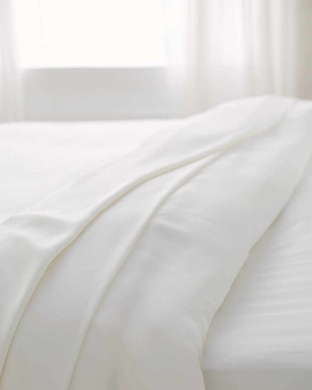 Viscose from Bamboo Luxe Sateen Sheet Set Ivory