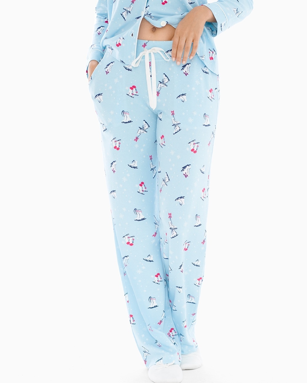 Embraceable Pajama Pants Skates Blue Crystal SH